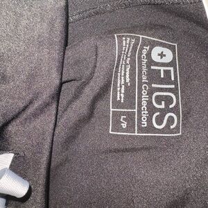 Figs black Technical Collection scrub pants